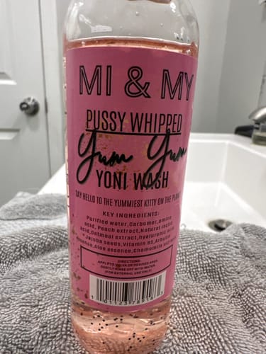 Customer photo review of P*ssy Whipped Yum Yum Yoni Wash