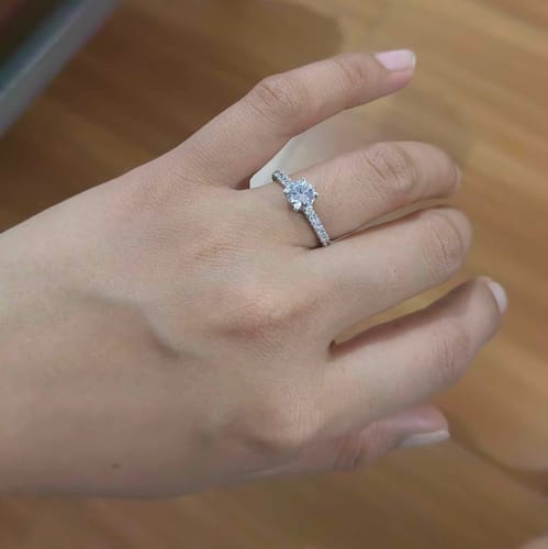 Customer photo review of 1ct Porto Engagement Ring