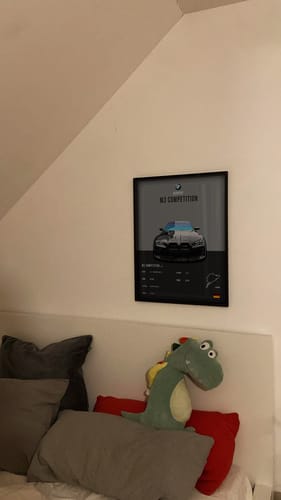 Customer photo review of BMW M3 Competition Car Poster