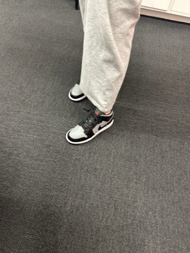 Customer photo review of Jordan 1 Mid Shadow Red (GS)
