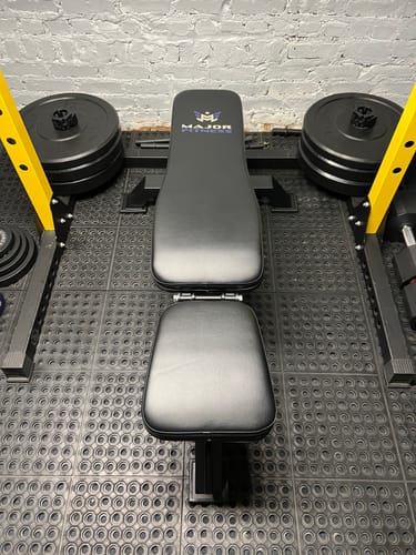 Customer photo review of Major Fitness Adjustable Bench | 1300Lbs Capacity Weight Bench PLT01