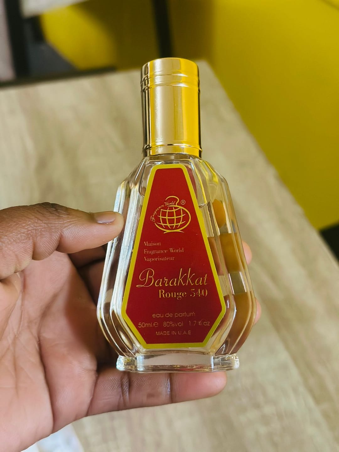 Customer photo review of Barakkat Rouge 540 EDP 50ml