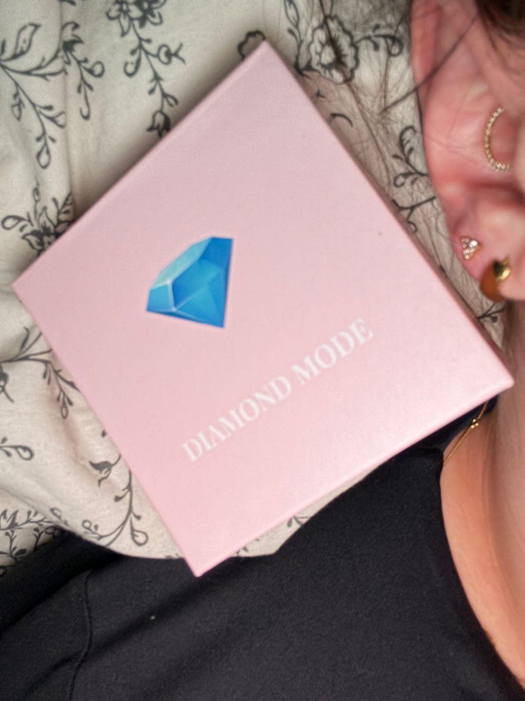 Customer photo review of Crystal Clicker Piercing | Titan