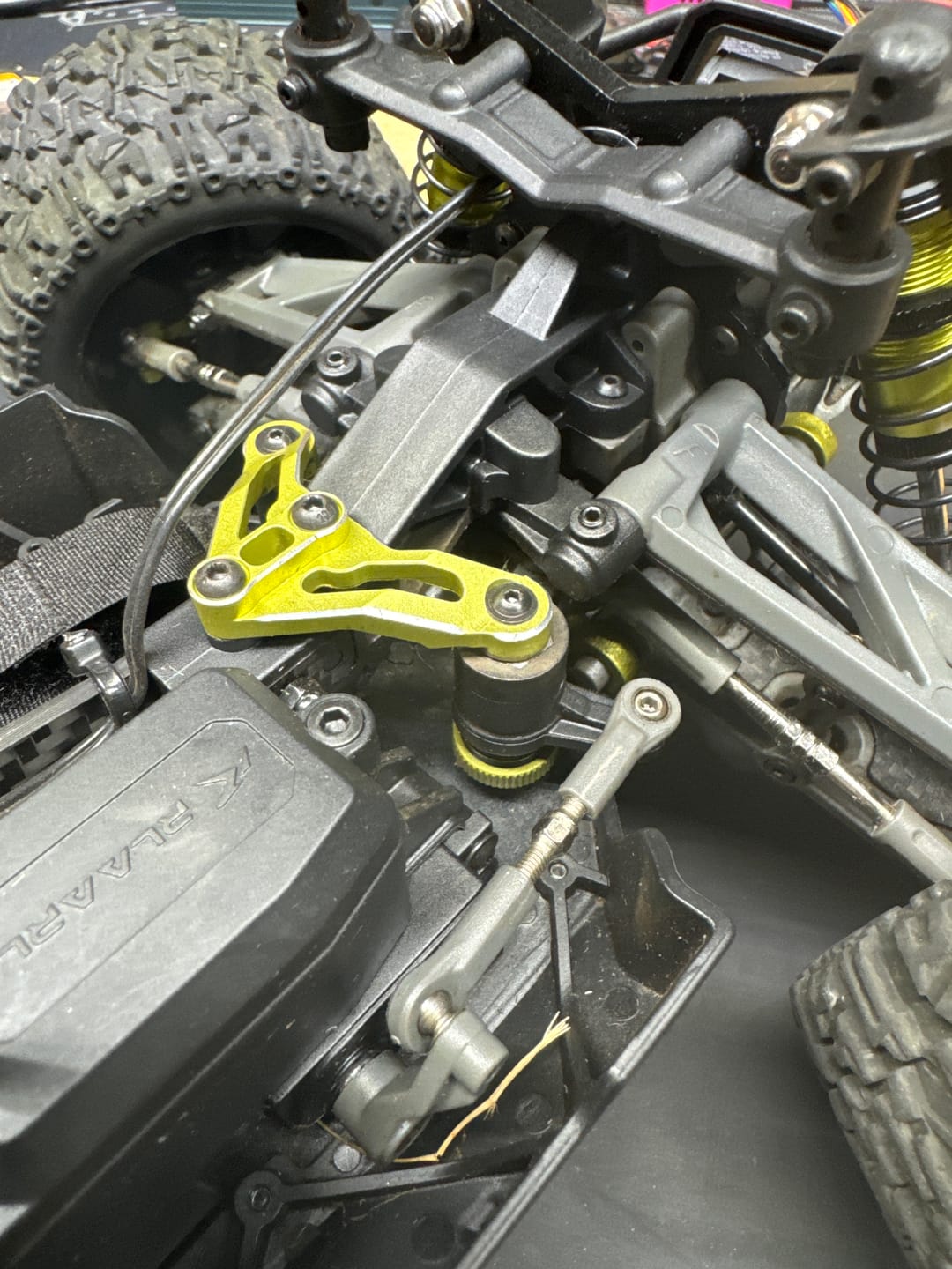 Customer photo review of Aluminum Upper Steering Saver Fixed Part For RZ001