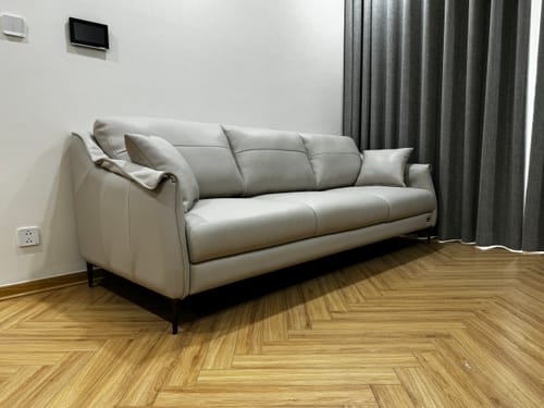 Customer photo review of Sofa văng da 3 chỗ tựa gối - ROSY