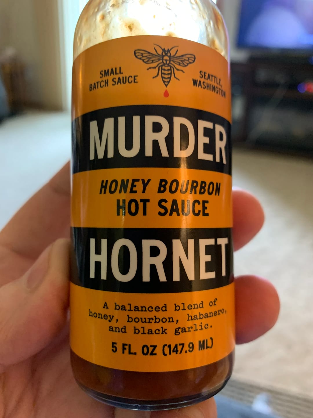 Customer photo review of Honey Bourbon Hot Sauce