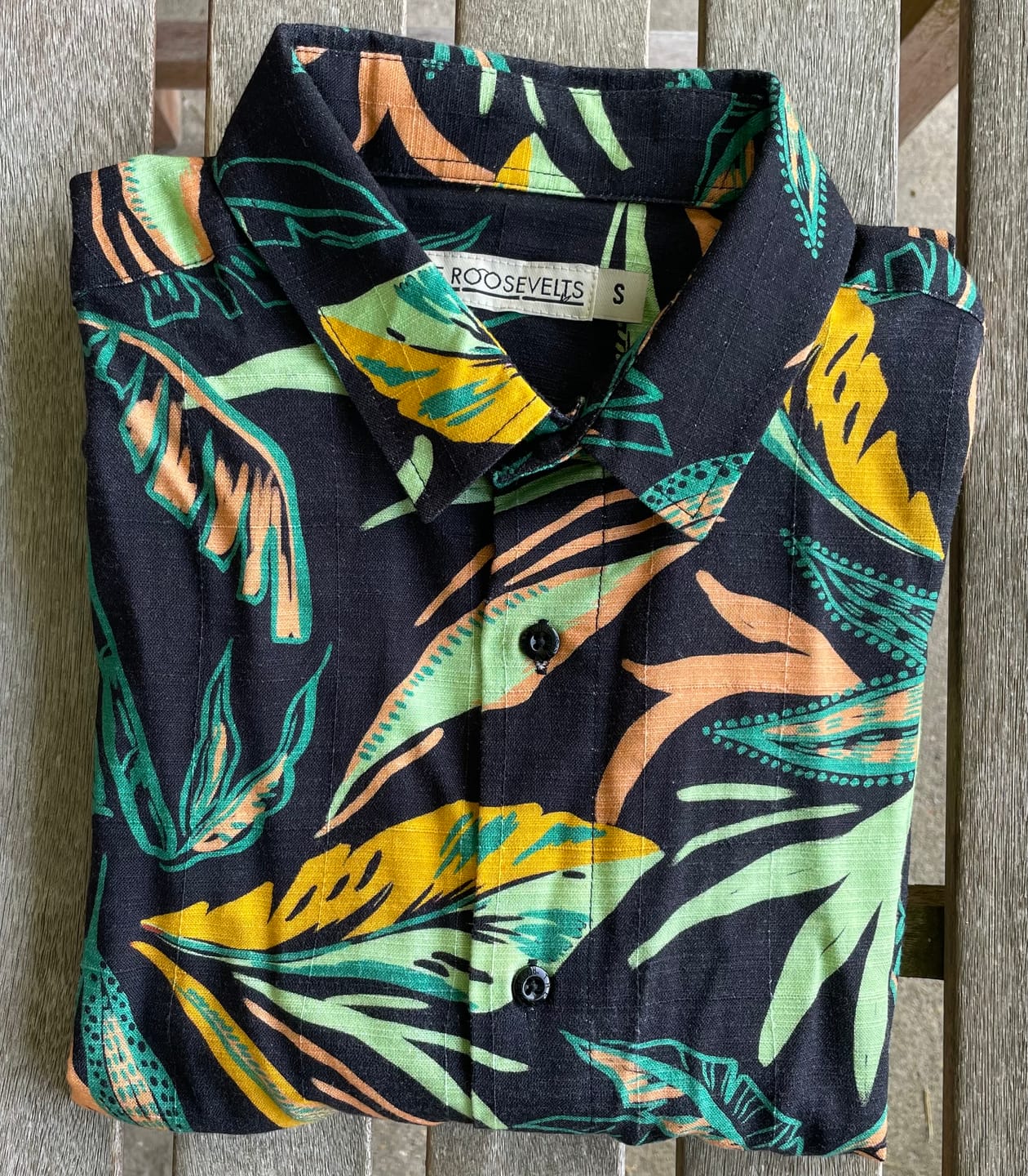 Customer photo review of Wild Jungle – Bamboo Short Sleeve Shirt