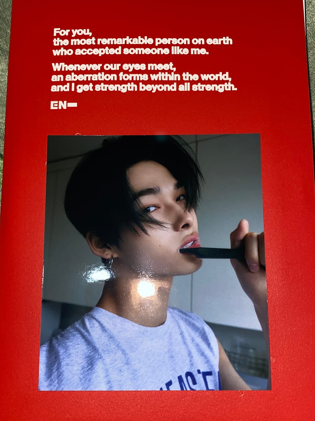 Customer photo review of ENHYPEN - ROMANCE : UNTOLD 2ND ALBUM ENGENE RANDOM