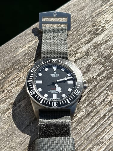 Customer photo review of Glomar Explorer - Hook And Loop Watch Strap