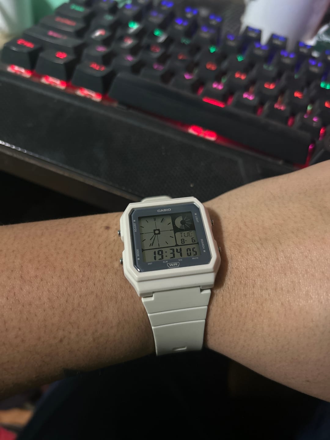 Customer photo review of Reloj Casio Vintage LF-20W-8ADF Twin-Graph Reissue Resina