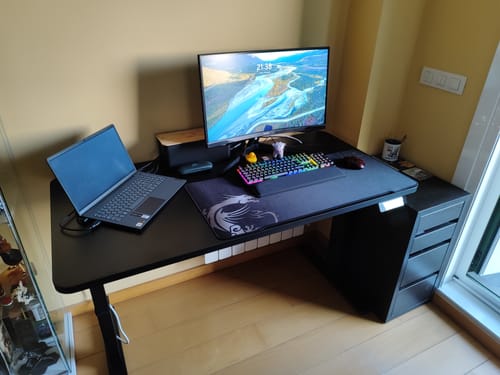 Customer photo review of Maidesite Marco de Escritorio Elevable Regulable en Altura T2 Pro