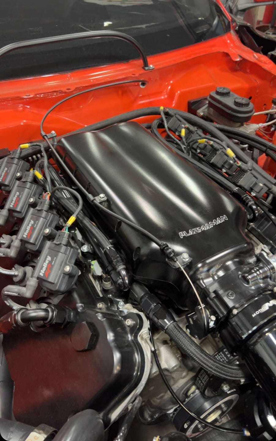 Customer photo review of Motion Raceworks 48" Throttle Cable w/ GM/Ford Pedal Attachment 18-141
