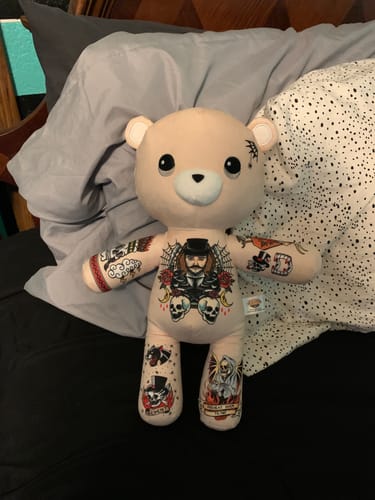 Customer photo review of Theodore the Undertaker Bear