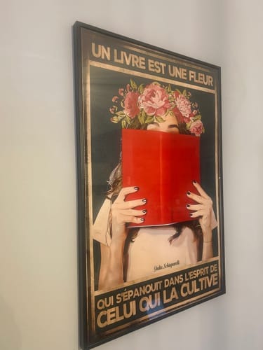 Customer photo review of Un livre est une fleur qui s'épanouit dans l'esprit de celui qui la cultive