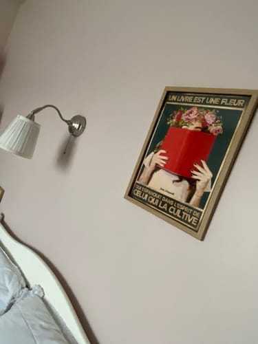 Customer photo review of Un livre est une fleur qui s'épanouit dans l'esprit de celui qui la cultive