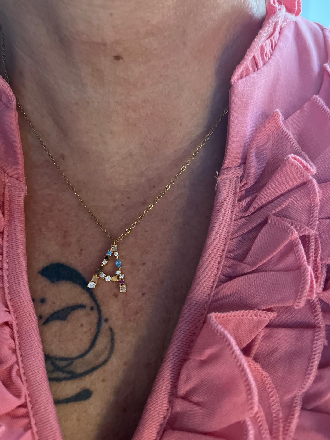 Customer photo review of Buchstaben Kette