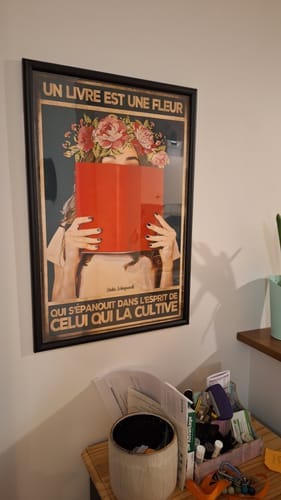 Customer photo review of Un livre est une fleur qui s'épanouit dans l'esprit de celui qui la cultive