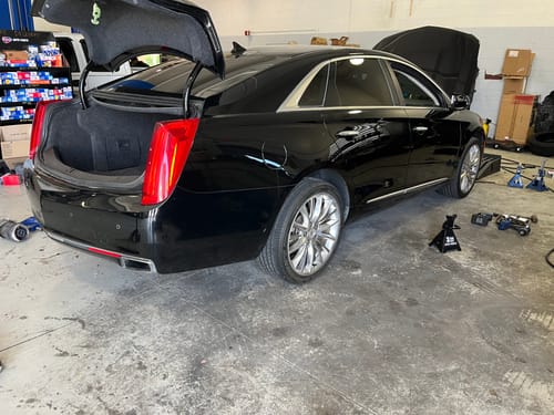 Customer photo review of 2013-2019 Cadillac XTS AWD/FWD 4-Wheel Conversion Kit (XTS4)