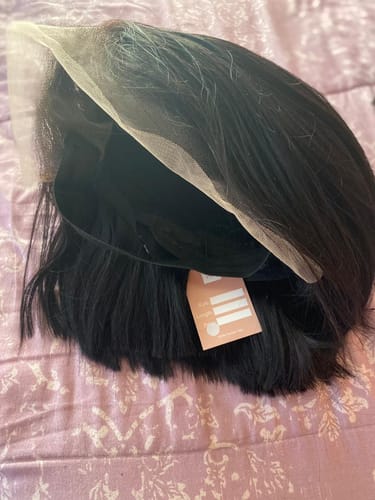 Customer photo review of Wig Special 1 - Lace Frontal Straight 10"