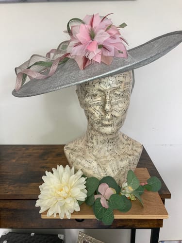 Customer photo review of Sinamay Side Sweep Hat Base 43 x 45cm HA080
