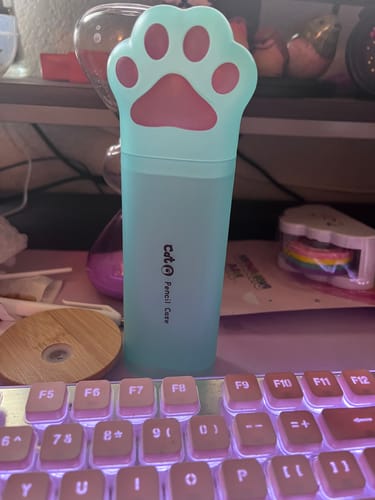 Customer photo review of Cat Paw Pencil Case