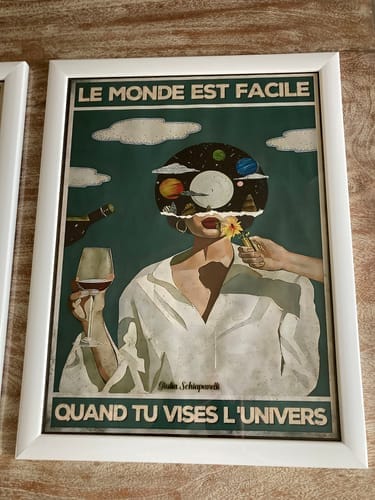 Customer photo review of Le monde est facile quand tu vises l'univers