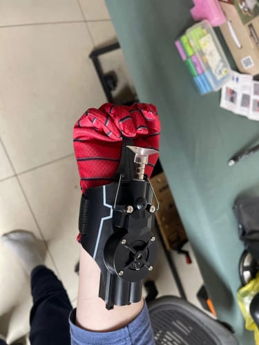 Customer photo review of [NEW] Spidey Gear™ - Magnetic Web Shooter