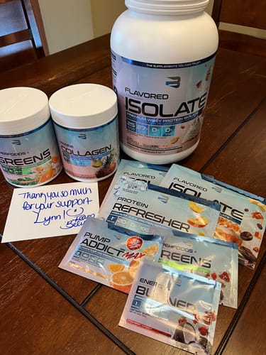 Customer photo review of Protein Isolate - small