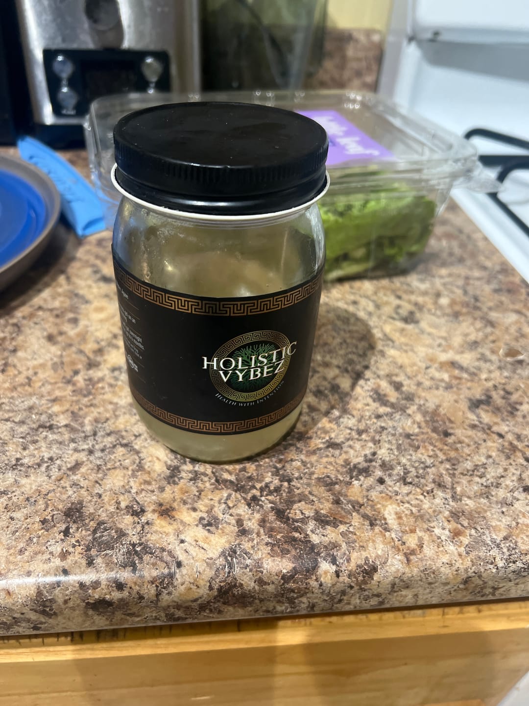Customer photo review of St Lucia Gold Sea Moss Gel