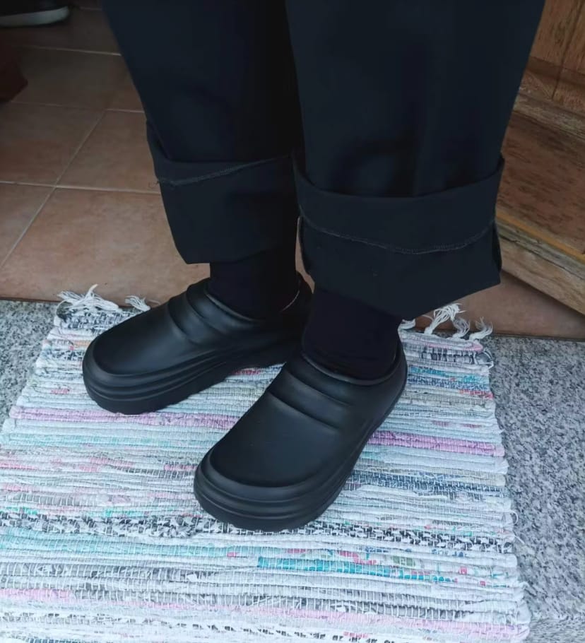 Customer photo review of Torrey Fuzzy - Healthy & Non-Slip Comfort Clogs