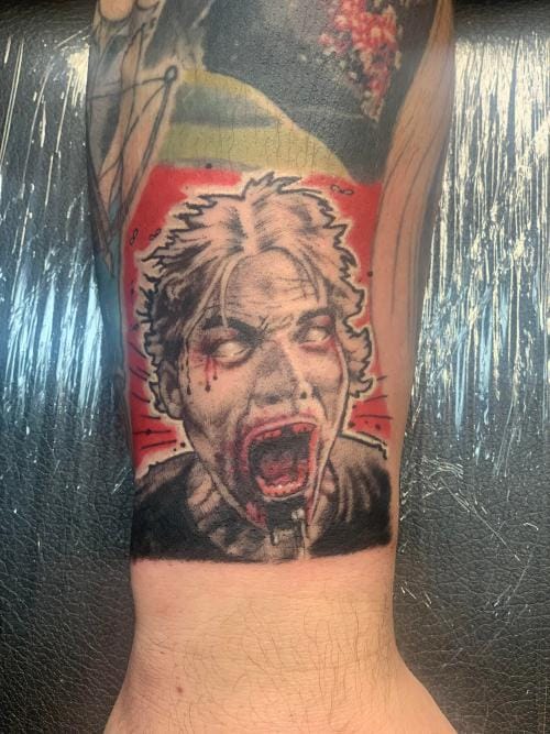Customer photo review of Original Tattoo Armrest XXL 70x37cm - PATENTED
