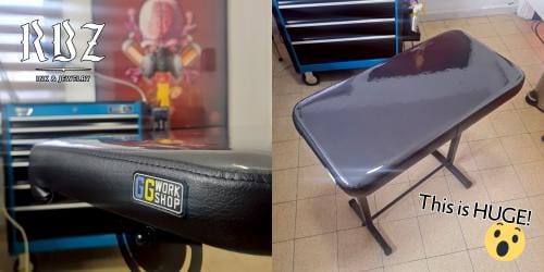 Customer photo review of Original Tattoo Armrest XXL 70x37cm - PATENTED