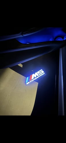 Customer photo review of BMW F SERIES DOOR LIGHTS