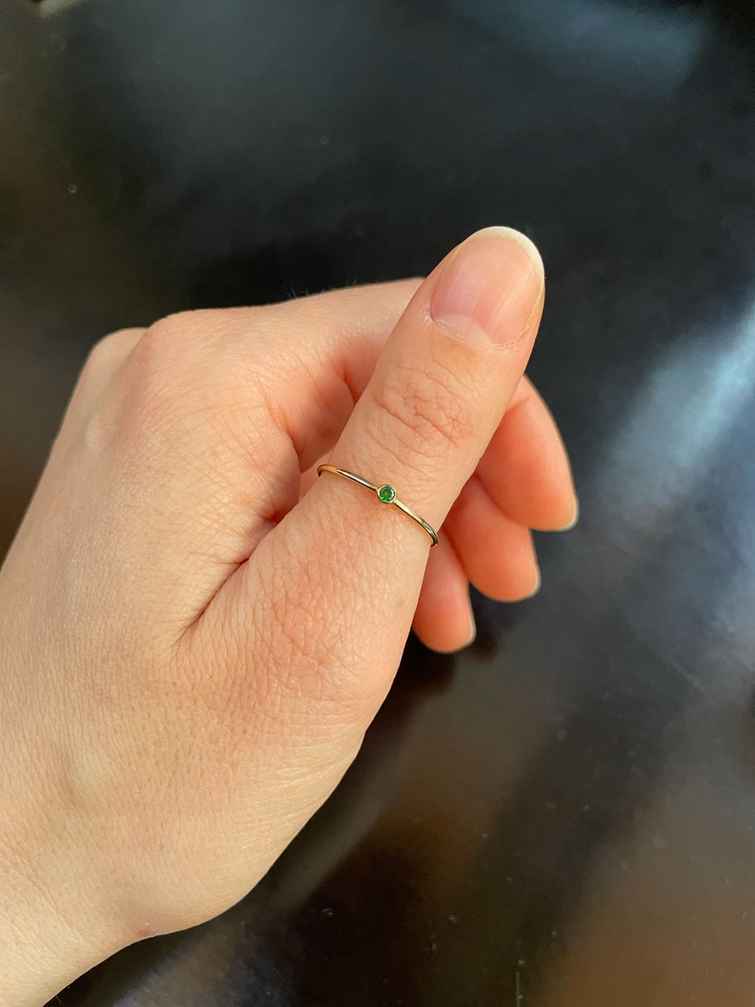 Customer photo review of The Gem Birthstone Ring