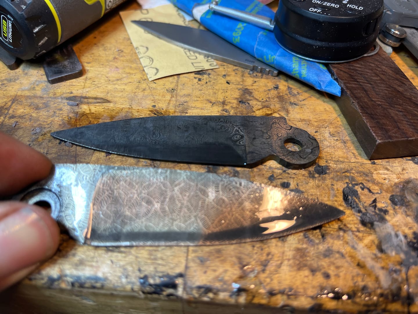 Customer photo review of 2 X 72 Inch Non-Woven Surface Conditioning Sanding Belts