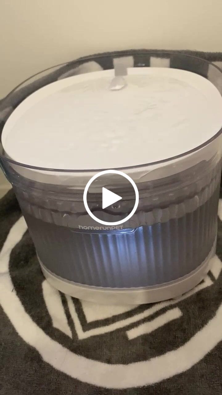 Customer video review of 【預售特惠】霍曼寵物雙無線飲水機(7800mAH超大容量電池)