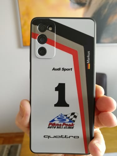 Customer photo review of Audi Quattro S1 E2 Pikes Peak Livery - Individuelle Handyhülle für Samsung