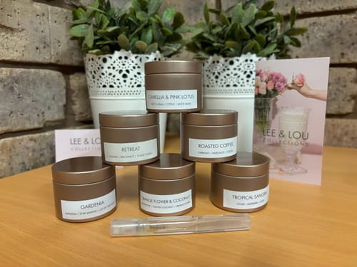 Customer photo review of THE DISCOVERY SET - 17 Sample Candles