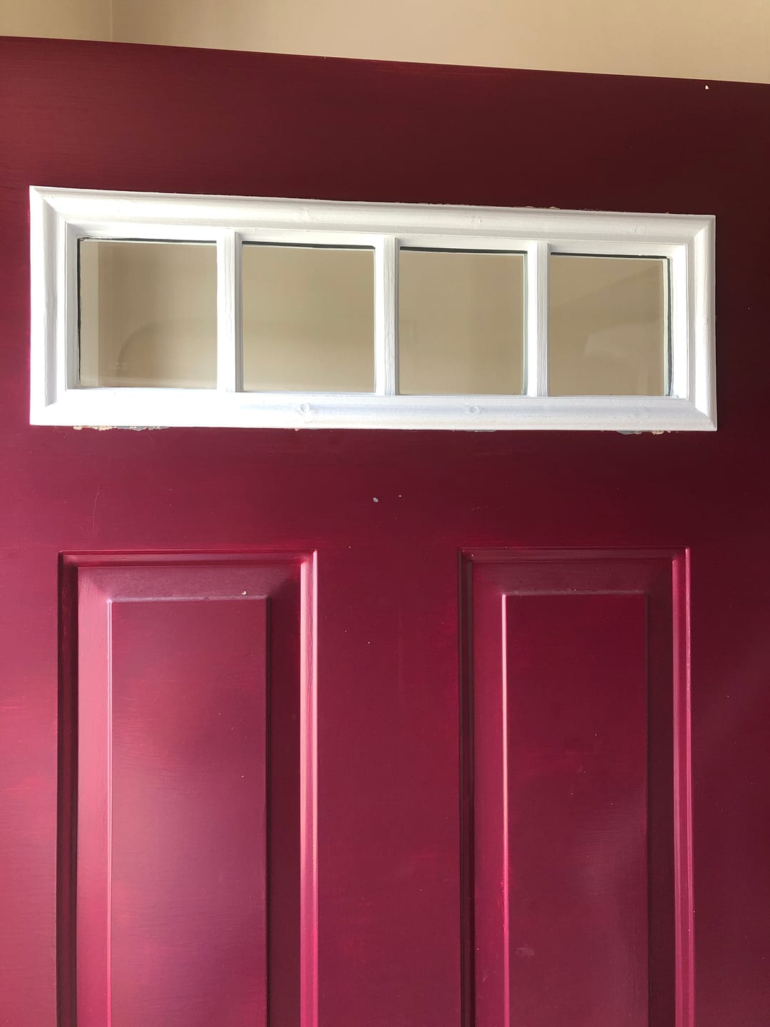 Customer photo review of Clear 4 Lite Glass and Frame Kit (24" x 8" Frame Size)