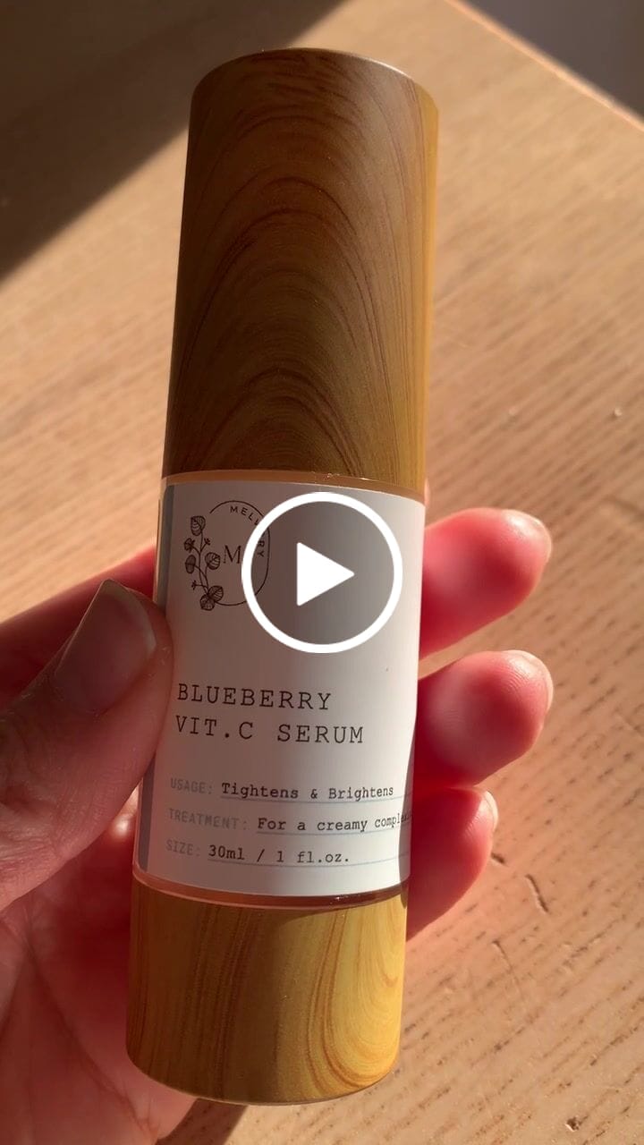 Customer video review of Blueberry Vitamin C Serum