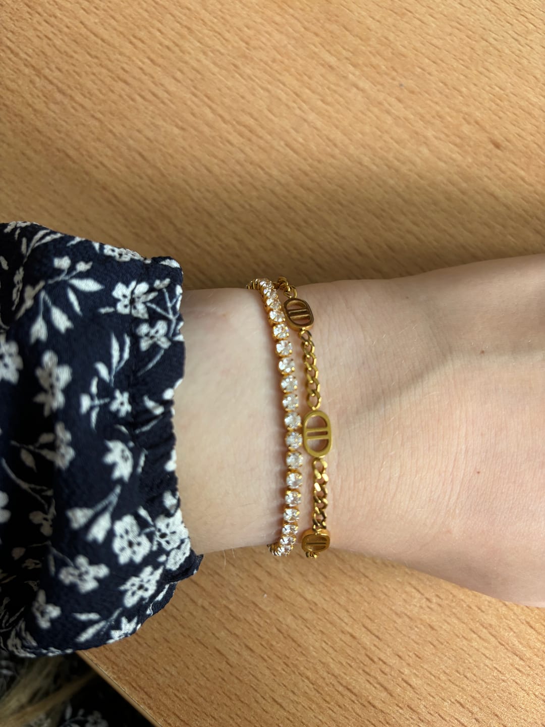 Customer photo review of Five Prestige Armband | 18K vergoldet