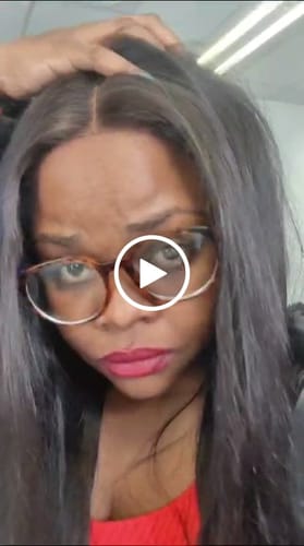 Customer video review of Brazilian 4x4 Lace Wig - Straight
