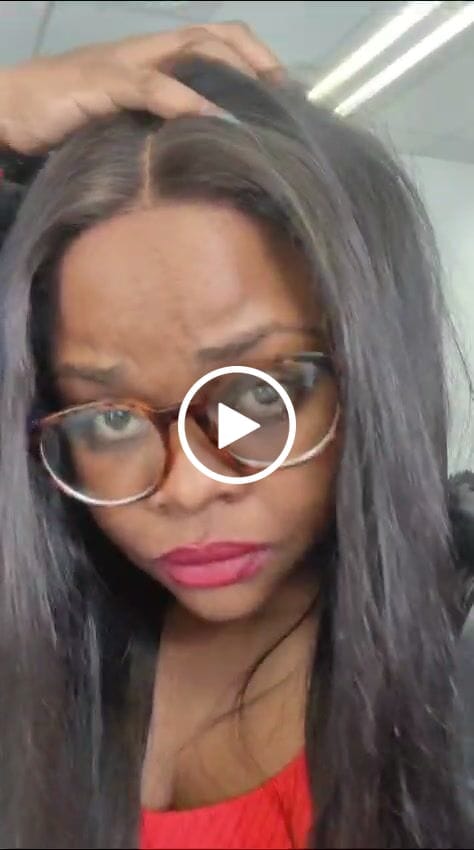 Customer video review of Brazilian 4x4 Lace Wig - Straight