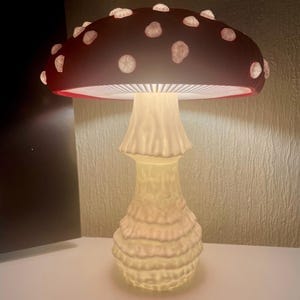 Customer photo review of Amanita Pilz Lampenschirm-Kit