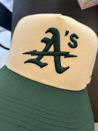 Customer photo review of A's Remix Premium Snapback