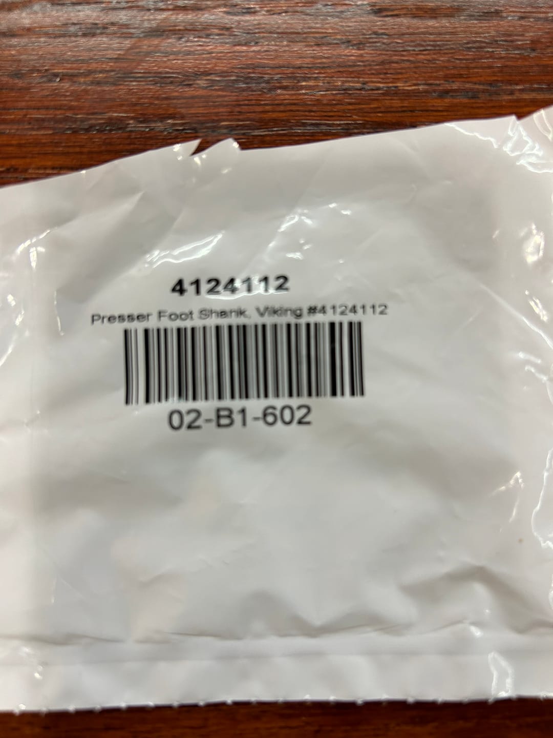Customer photo review of Presser Foot Shank, Viking