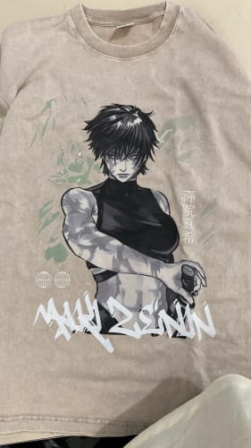 Customer photo review of Maki Oversized Vintage T-shirt V4