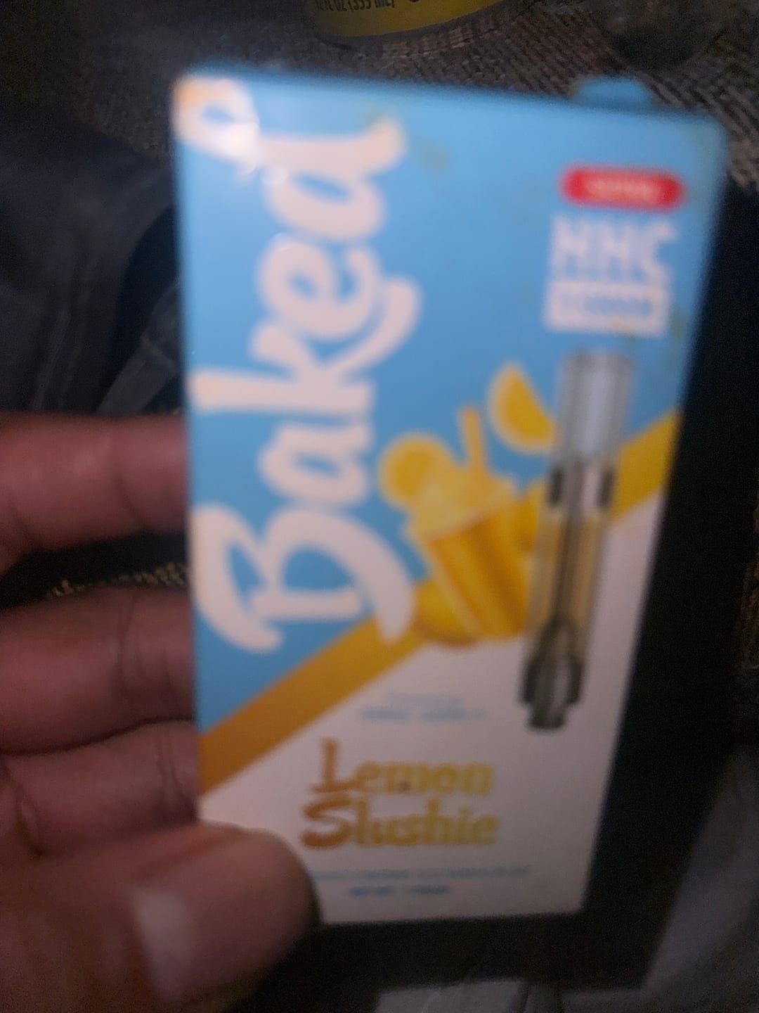 Customer photo review of 1 Gram HHC Vape Cartridge - Blue Milk | Hybrid