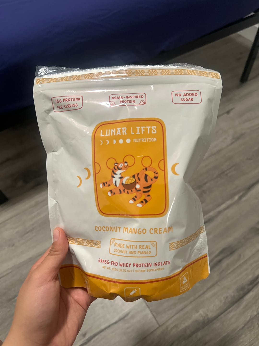 Customer photo review of Coconut Mango Cream - Whey Protein Isolate