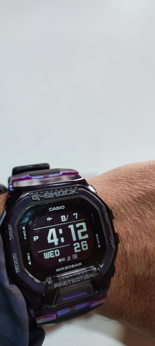 Customer photo review of Reloj Casio G-Shock G-SQUAD GBD-200SM-1A6DR Bluetooth